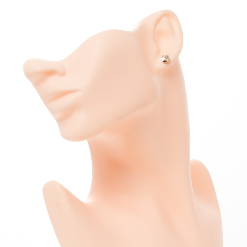 SWAROWSKI auskari apzeltīti (nagliņas)