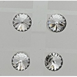 SWAROWSKI auskari apzeltīti (nagliņas)