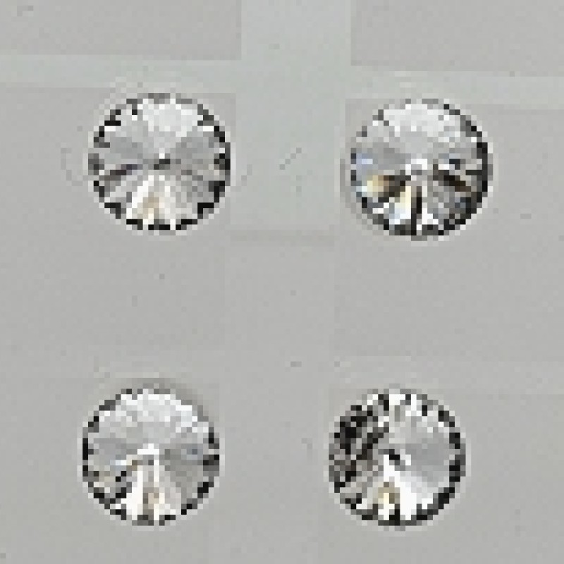 SWAROWSKI auskari apzeltīti (nagliņas)