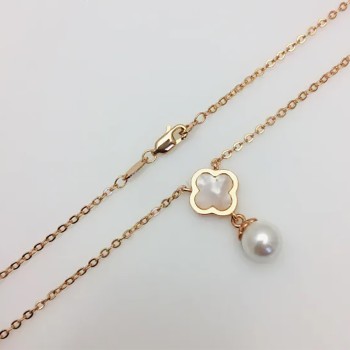 Apzeltītā ķēdīte ar kulonu