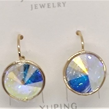 SWAROWSKI auskari apzeltīti