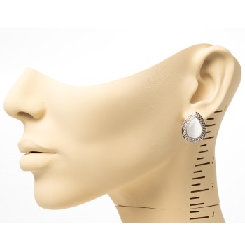 klipši ar rodija pārklājumu Fashion Yewelry