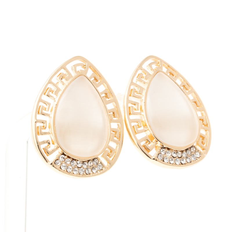 apzeltīti klipši Fashion Yewelry