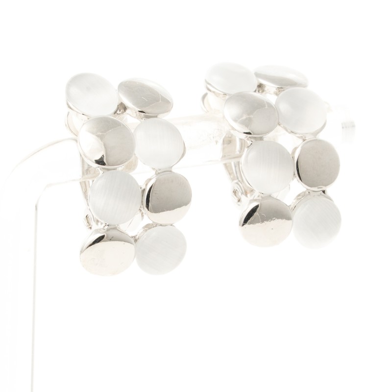 klipši ar rodija pārklājumu Fashion Yewelry