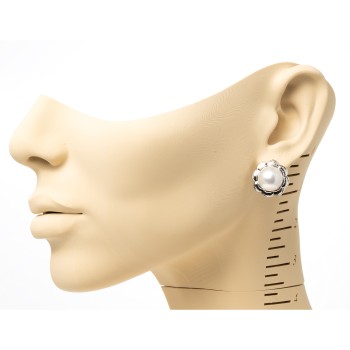 klipši ar rodija pārklājumu Fashion Yewelry