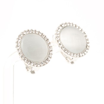 klipši ar rodija pārklājumu Fashion Yewelry