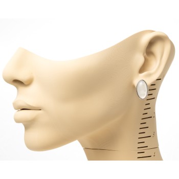 klipši ar rodija pārklājumu Fashion Yewelry