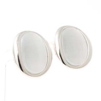 klipši ar rodija pārklājumu Fashion Yewelry