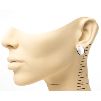 klipši ar rodija pārklājumu Fashion Yewelry