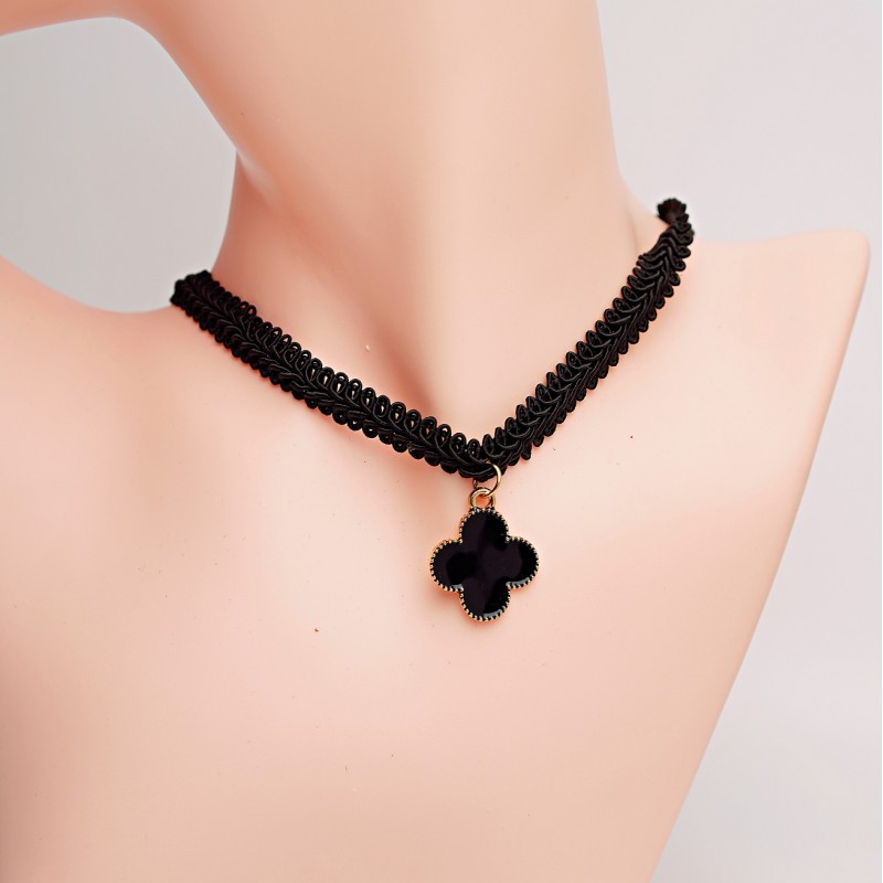 Čokeris Fashion Yewelry dekoratīvais ar kulonu