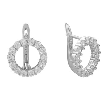 Auskari ar rodija pārklājumu