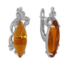 Auskari ar rodija pārklājumu