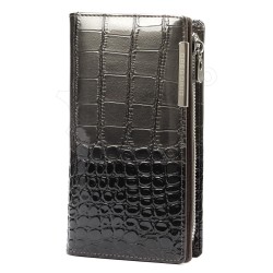 Sieviešu ādas naudas maks GREGORIO lakots