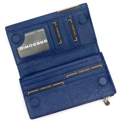 Sieviešu ādas naudas maks GREGORIO lakots