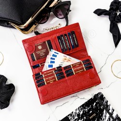 Sieviešu ādas naudas maks Peterson lakots