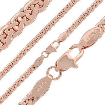 Apzeltīta rokassprādze Kompakta izsmalcināta krustošanas C savienojuma pinums