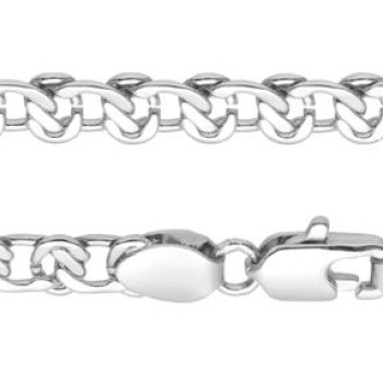 Rokassprādze ar rodija pārklājumu