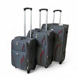 Koferu komplekts EASY TRIP (poliesters(cordura 1200D)(28"L, 24"M, 20"S)