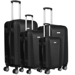 Koferis PETERSON (ABS peacock) melns