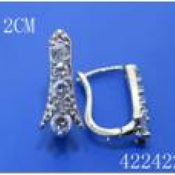 Auskari ar rodija pārklājumu