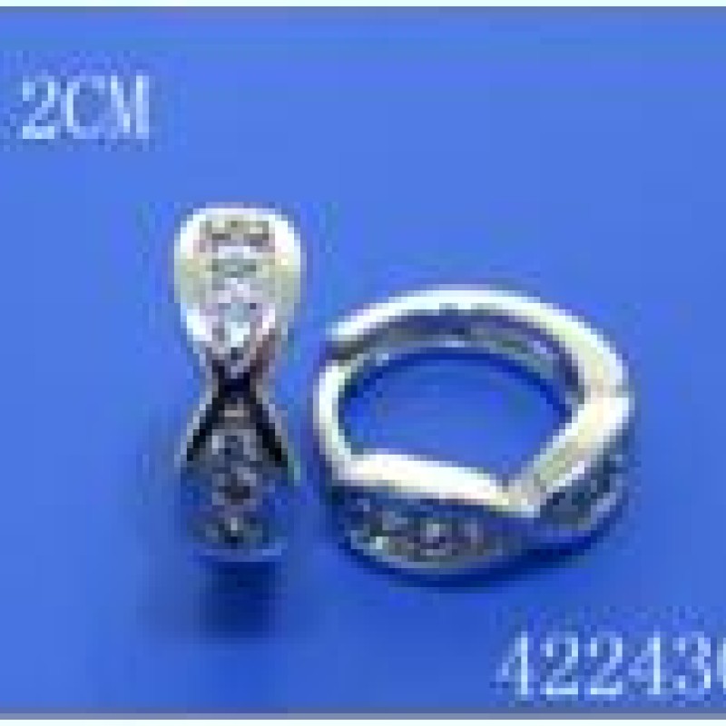 Auskari ar rodija pārklājumu