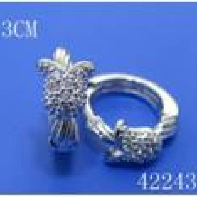 Auskari ar rodija pārklājumu