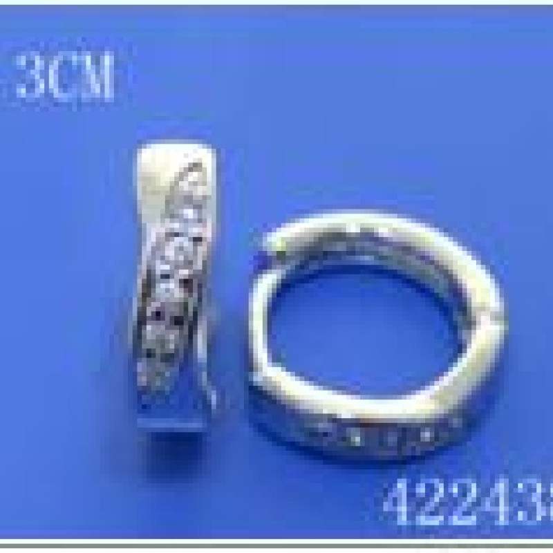 Auskari ar rodija pārklājumu