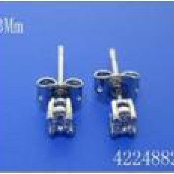 Auskari ar rodija pārklājumu