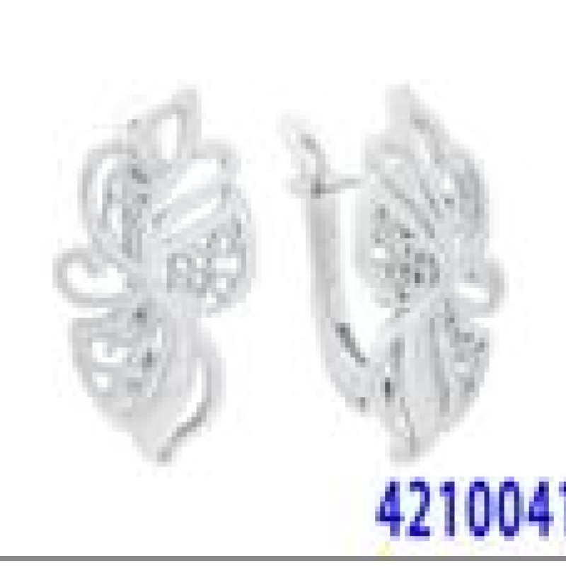 Auskari ar rodija pārklājumu