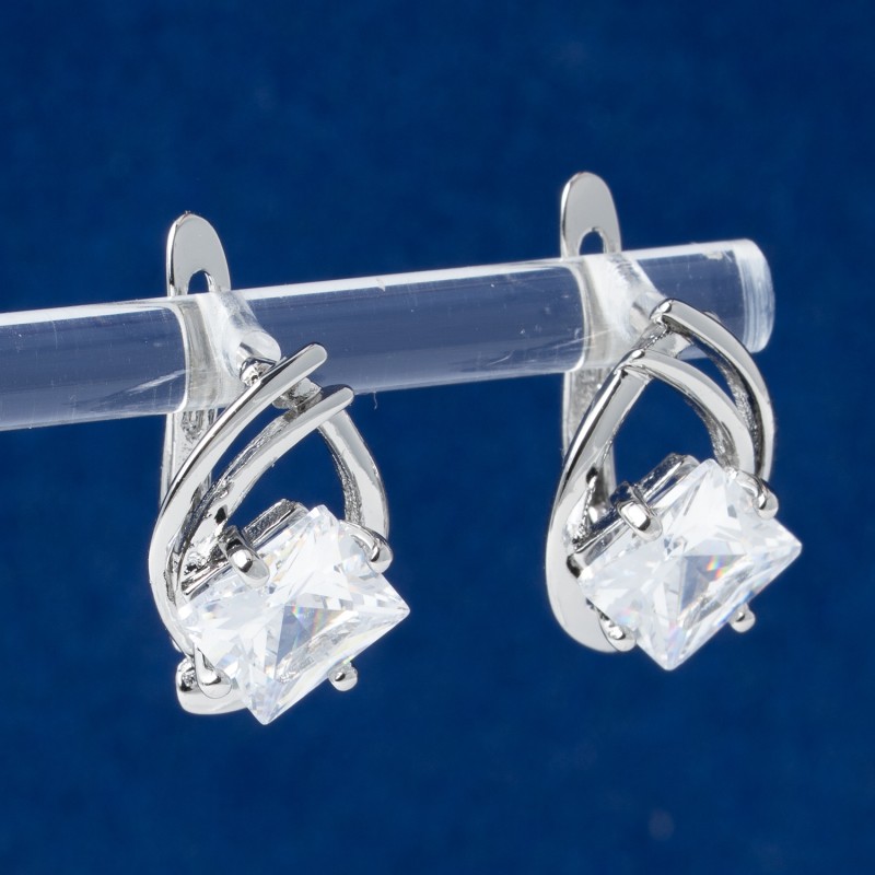 Auskari ar rodija pārklājumu