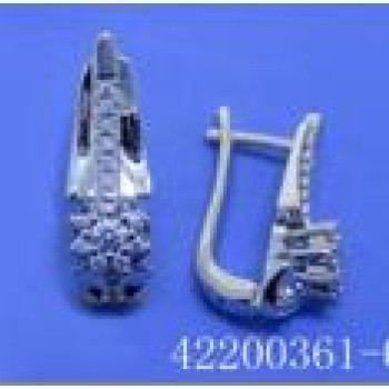 Auskari ar rodija pārklājumu