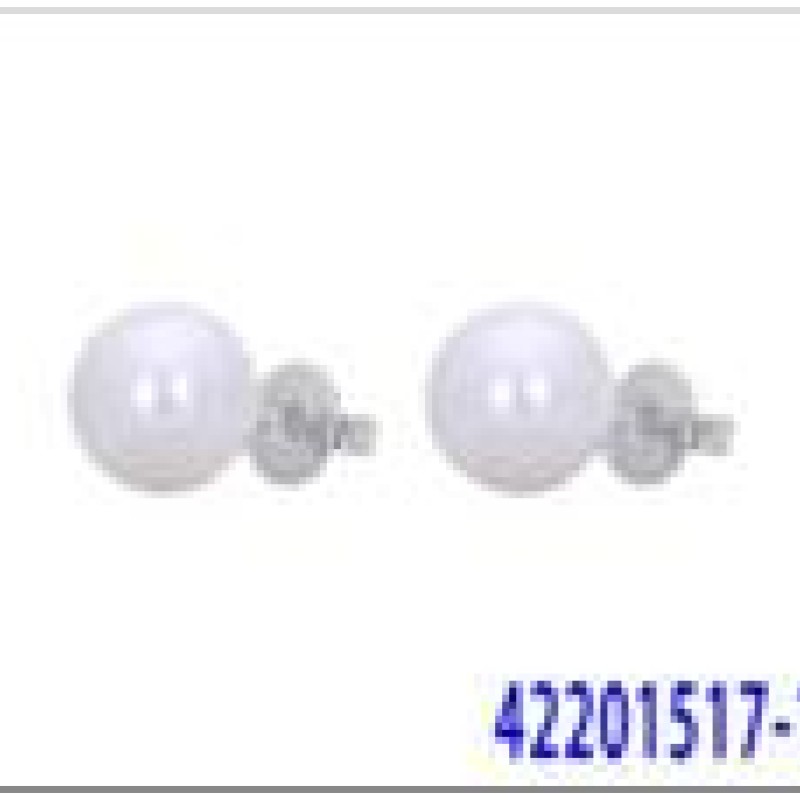 Auskari ar rodija pārklājumu