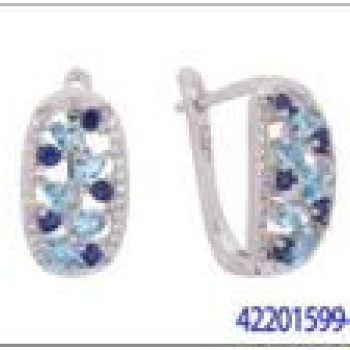 Auskari ar rodija pārklājumu