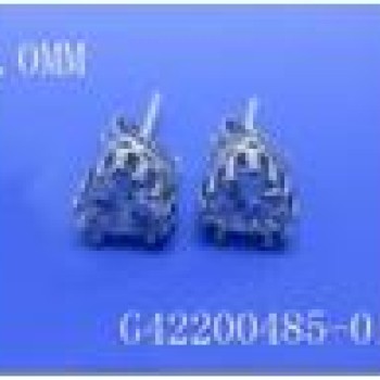 Auskari ar rodija pārklājumu