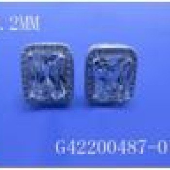 Auskari ar rodija pārklājumu