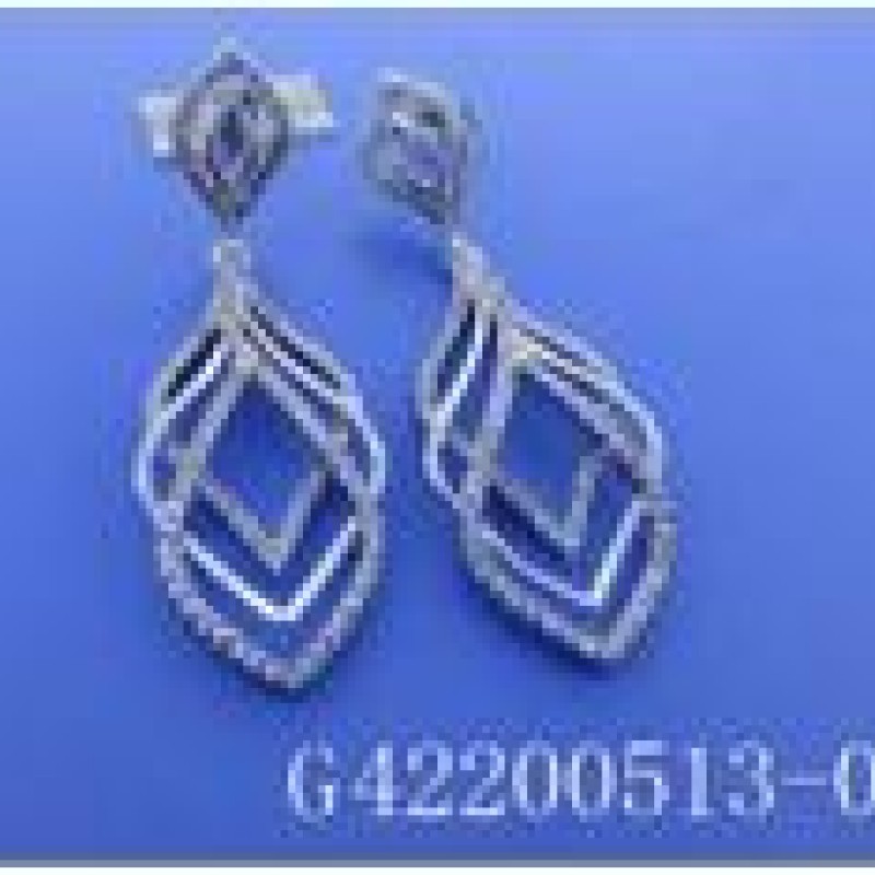 Auskari ar rodija pārklājumu