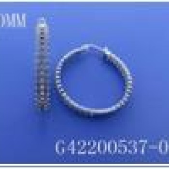 Auskari ar rodija pārklājumu