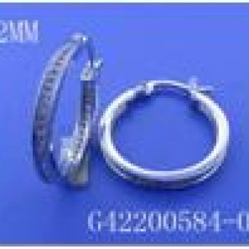 Auskari ar rodija pārklājumu