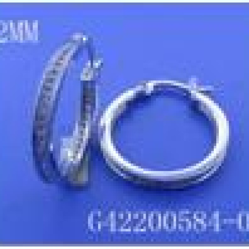 Auskari ar rodija pārklājumu