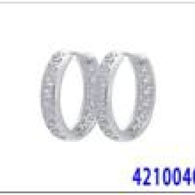 Auskari ar rodija pārklājumu