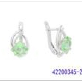 Auskari ar rodija pārklājumu