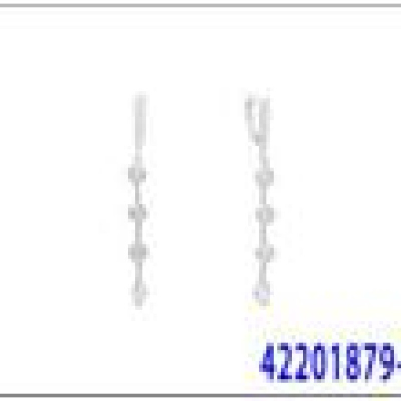 Auskari ar rodija pārklājumu