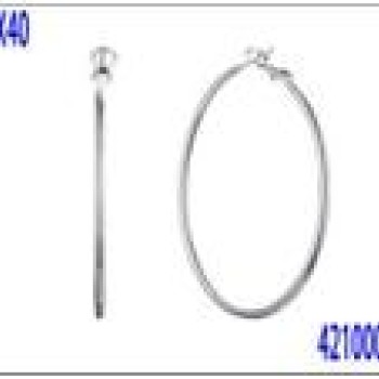 Auskari ar rodija pārklājumu