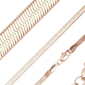 Apzeltītā ķēdīte Plakanu čūskas kaulu Eglīšu veida posmu virkne