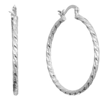 Auskari ar rodija pārklājumu