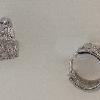 Auskari ar rodija pārklājumu