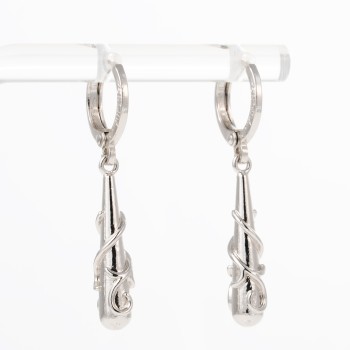 Auskari ar rodija pārklājumu