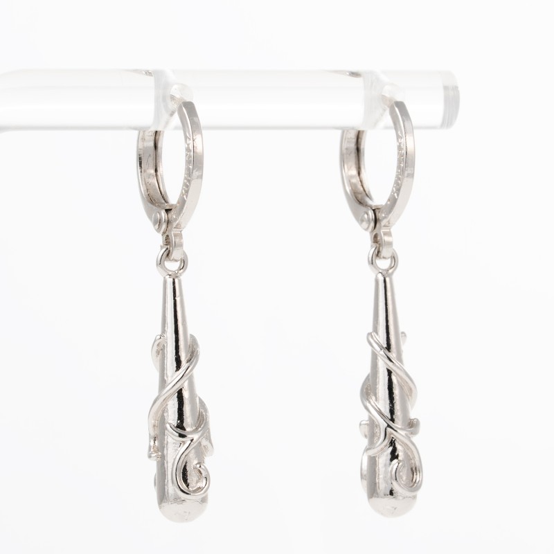 Auskari ar rodija pārklājumu