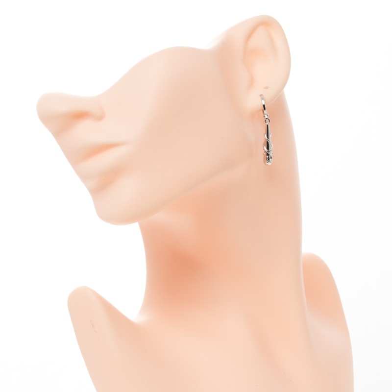 Auskari ar rodija pārklājumu