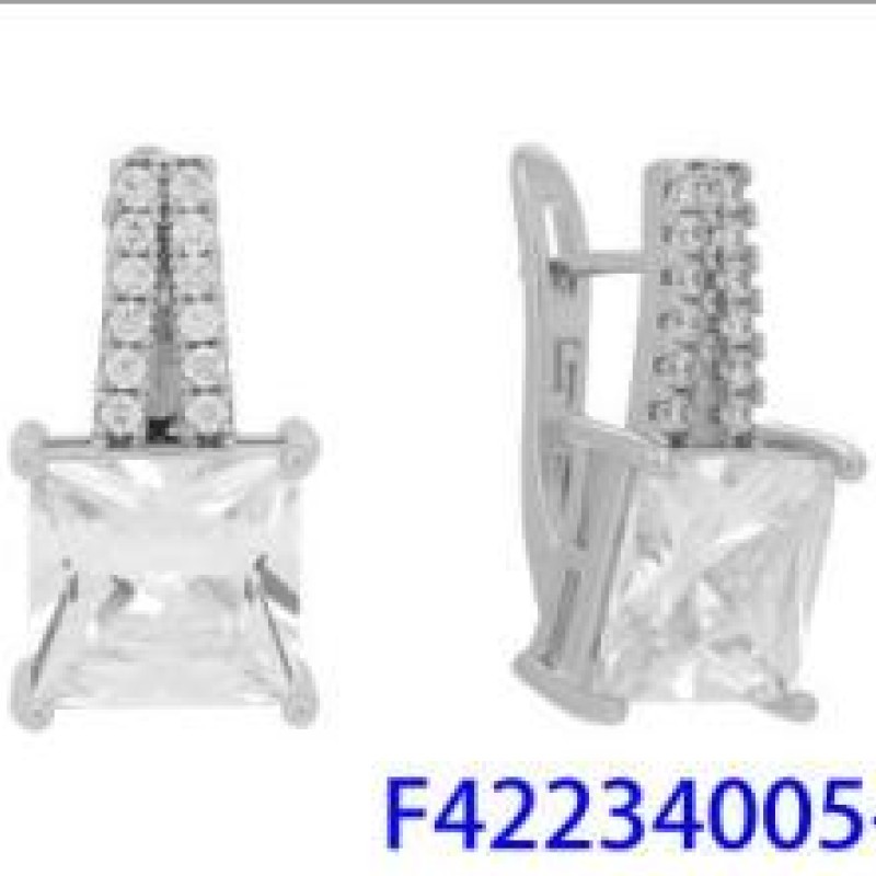 Auskari ar rodija pārklājumu